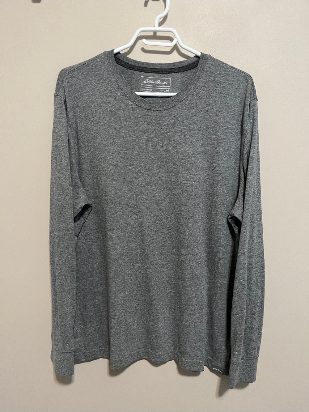 Eddie Bauer Men's Legend Wash Long-Sleeve Crewneck Shirt, size L